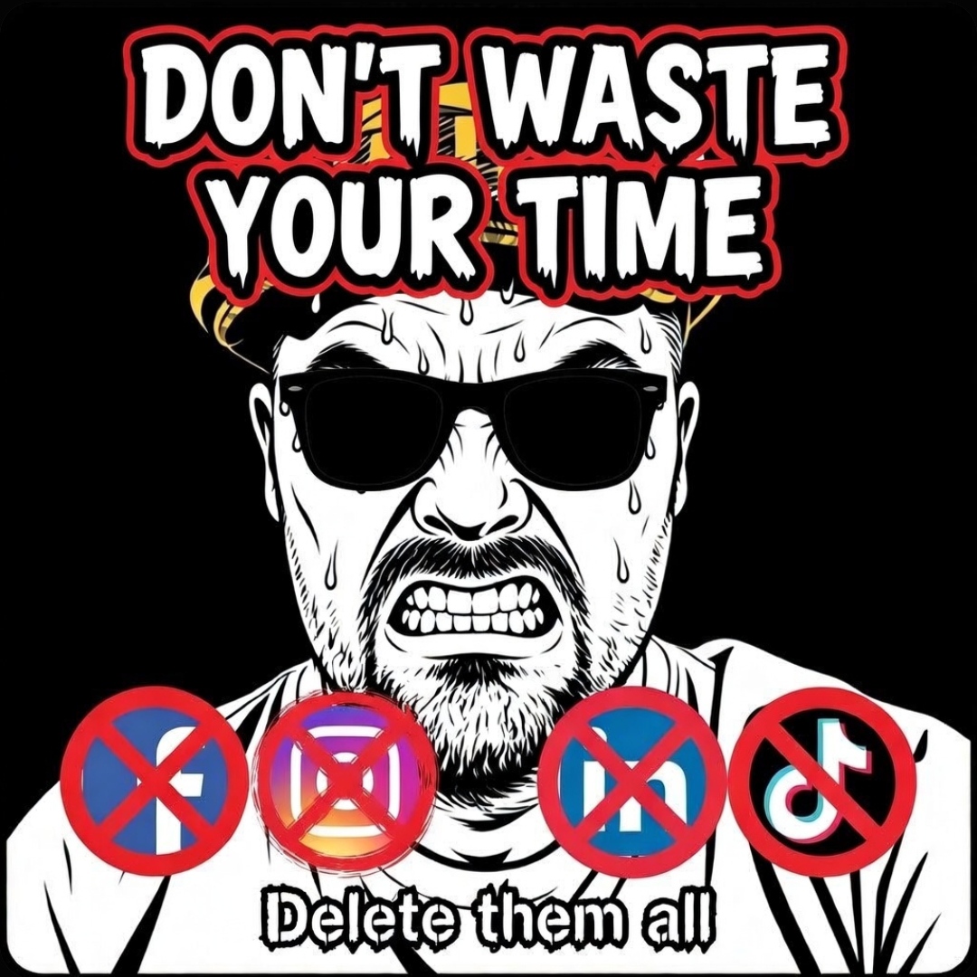 Don't Waste Your Time – Delete Social Media