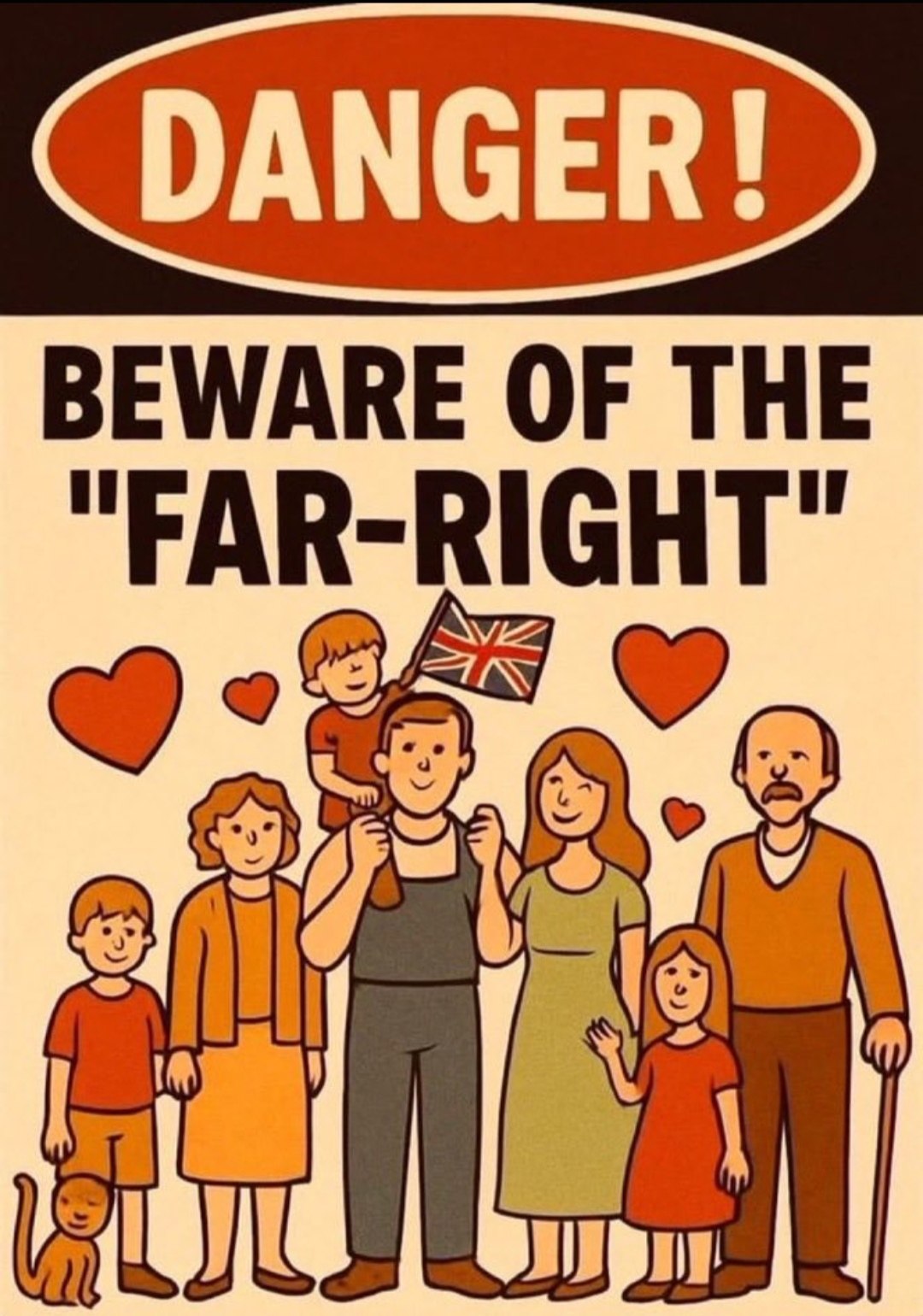 Beware the far-right poster