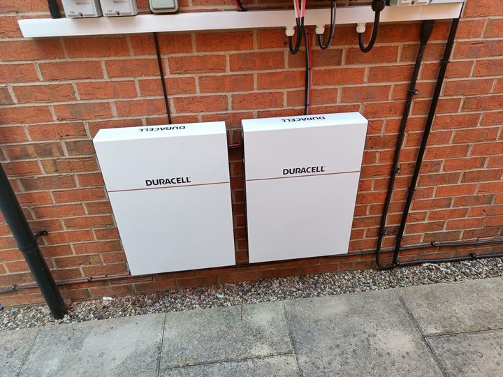 Install with two batteries